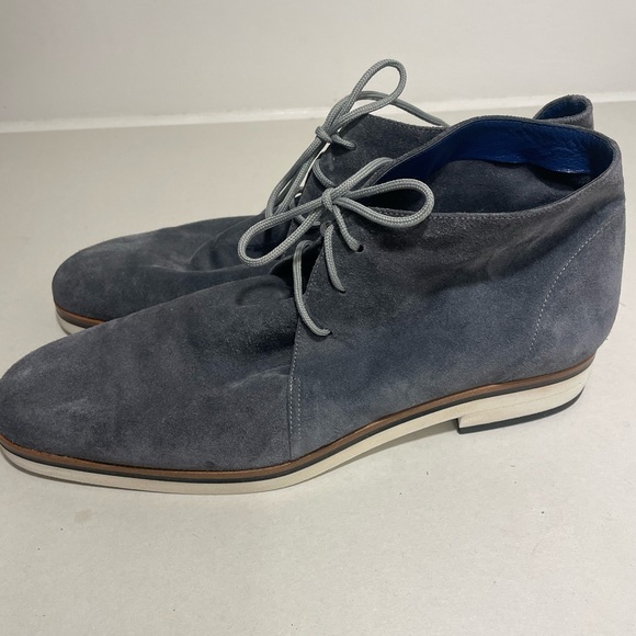 Men’s Hester Van Eeghen chukka boots gray suede size 39 lace up white sole - Picture 3 of 9